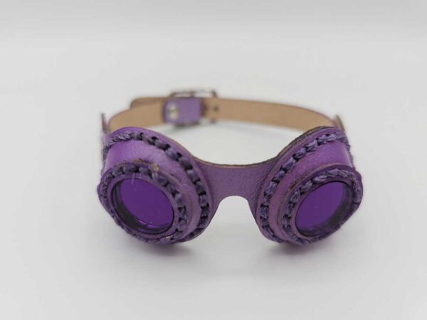 Leather Goggles for Middie Blythe, Faye & Labubu in Big Into Energy Luck