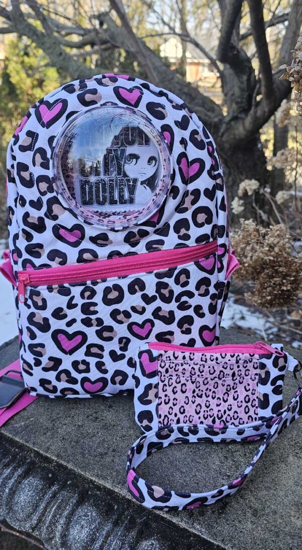 Every Day Dolly Bag in Love Cats with Matching Wristlet Wallet